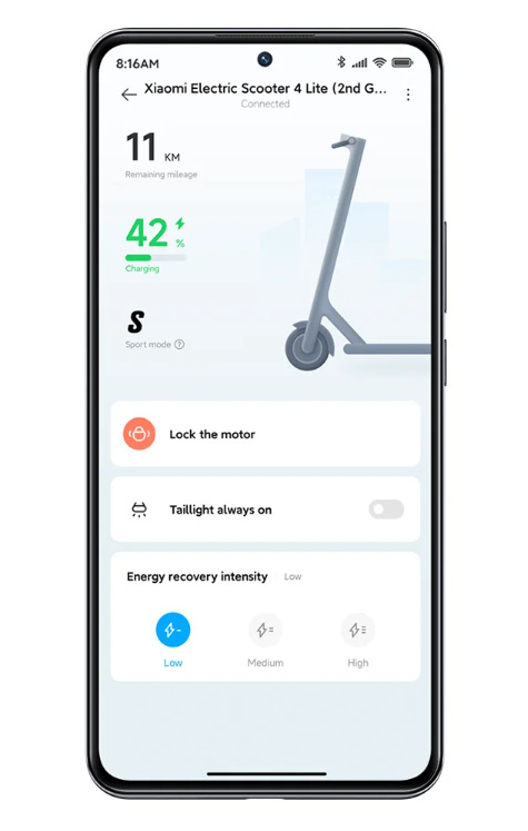 Elektrická kolobežka Xiaomi 4 Lite 2nd Gen čierna Elektrická kolobežka Xiaomi 4 Lite 2nd Gen čierna