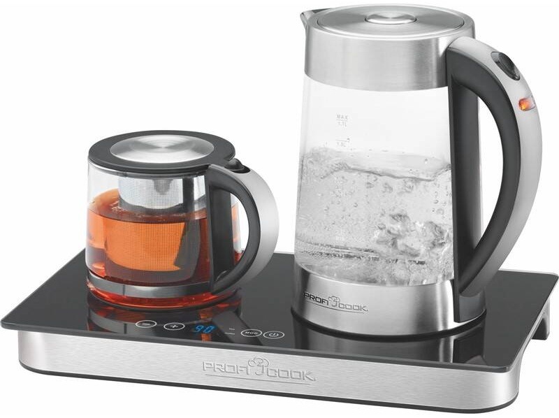Rýchlovarná kanvica Profi Cook PC-TKS 1056 čierna/nerez