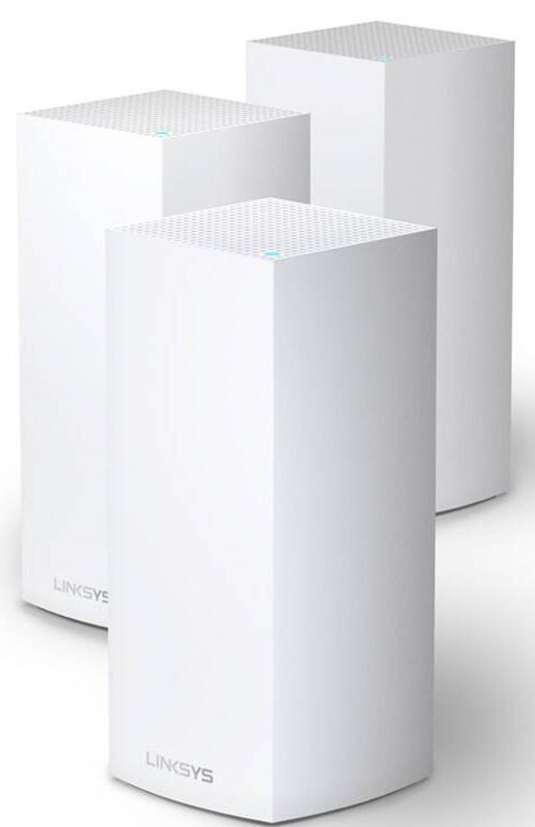 Kompletný Wi-Fi systém Linksys Velop AX4200 Tri-Band Mesh System, 3-pack biely