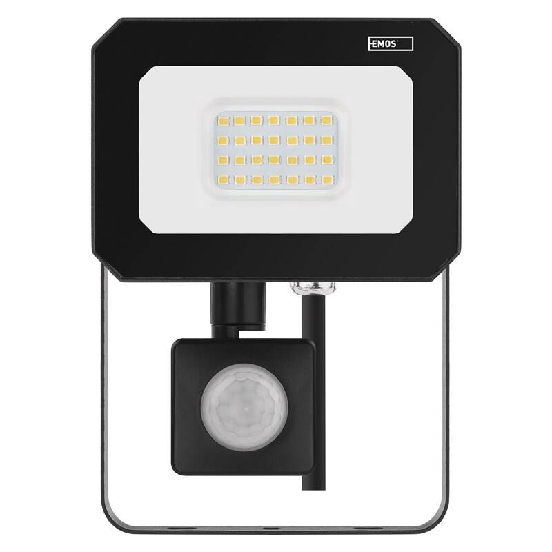 Reflektor EMOS SIMPO 20W 2000LM IP44 NW PIR čierny Reflektor EMOS SIMPO 20W 2000LM IP44 NW PIR - čierny