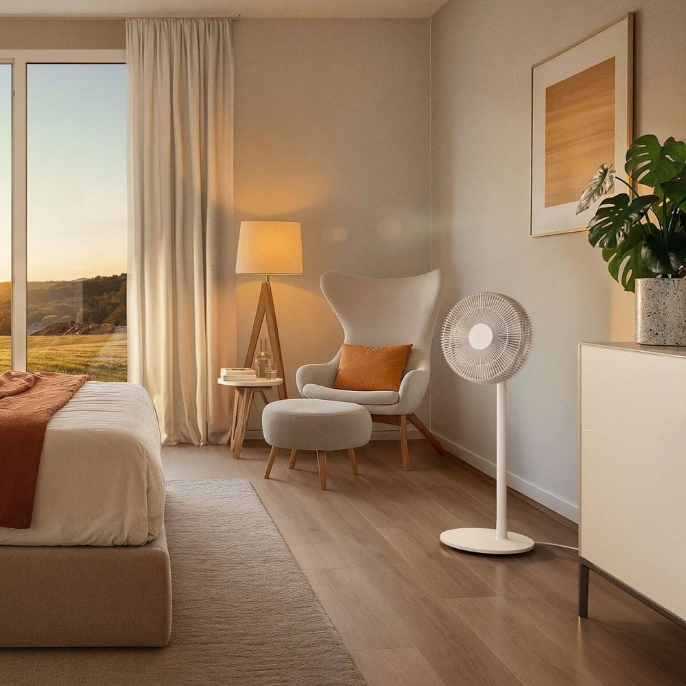 Ventilátor Stadler Form Finn ponúka 8 rýchlostí