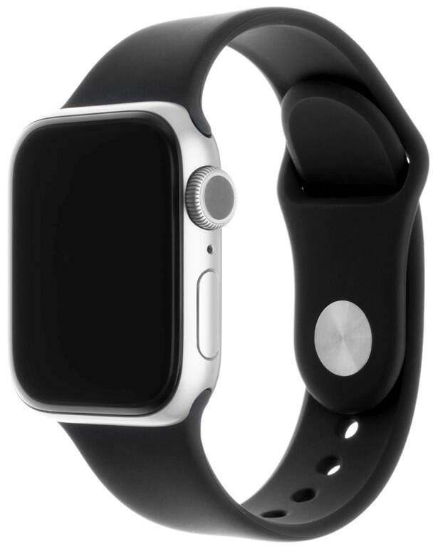 Remienok FIXED Silicone Strap na Apple Watch 38/40/41 mm čierny