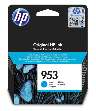 Cartridge HP 953, 700 strán azúrová farba