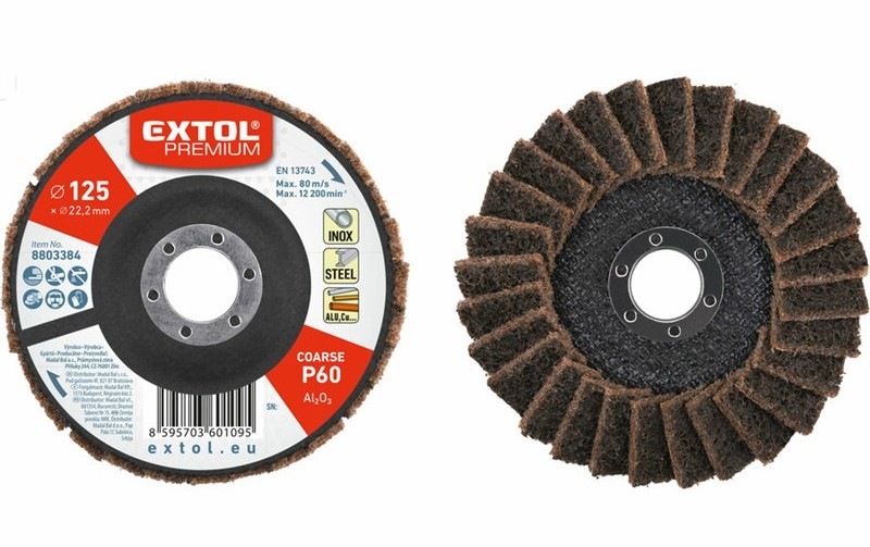 Lamelový kotúč Extol Premium 8803384 125mm, P60