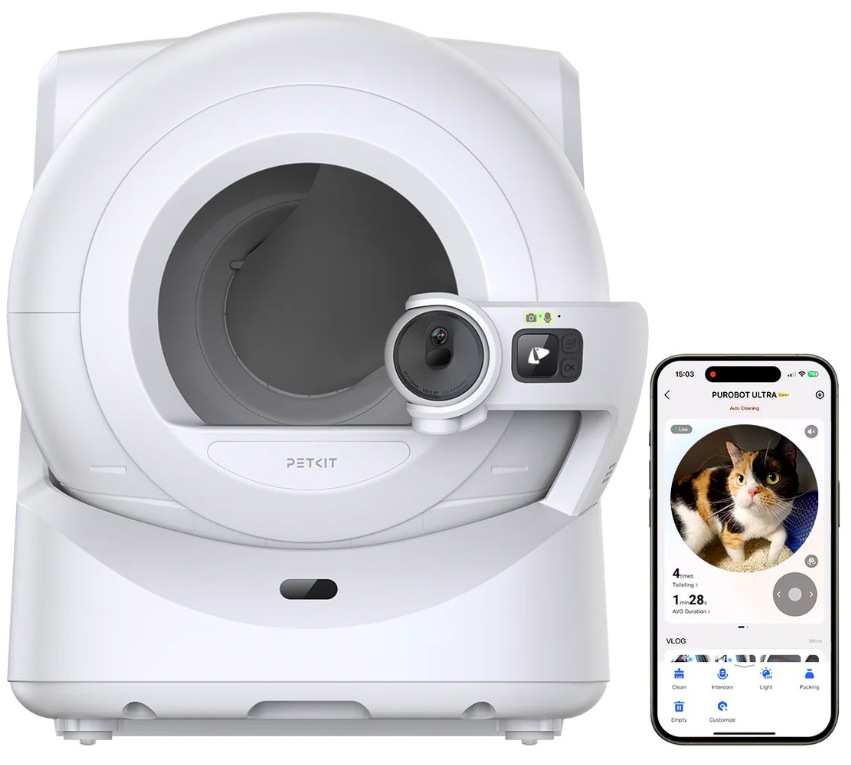 Chytrý záchod Petkit Purobot ULTRA s AI kamerou - biely