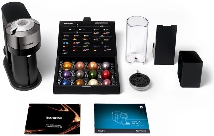 Kapsulový kávovar Krups Nespresso Vertuo Next XN910C10 čierny
