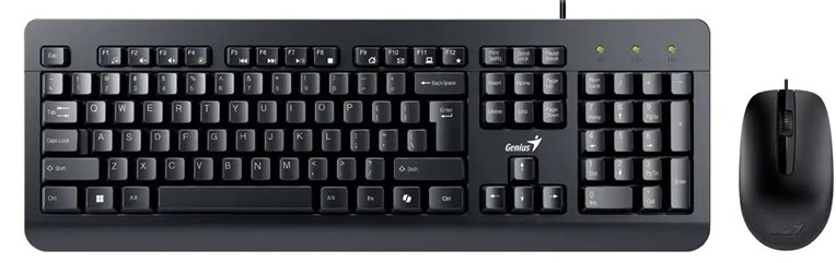 Klávesnica s myšou Genius KM-160 - čierna