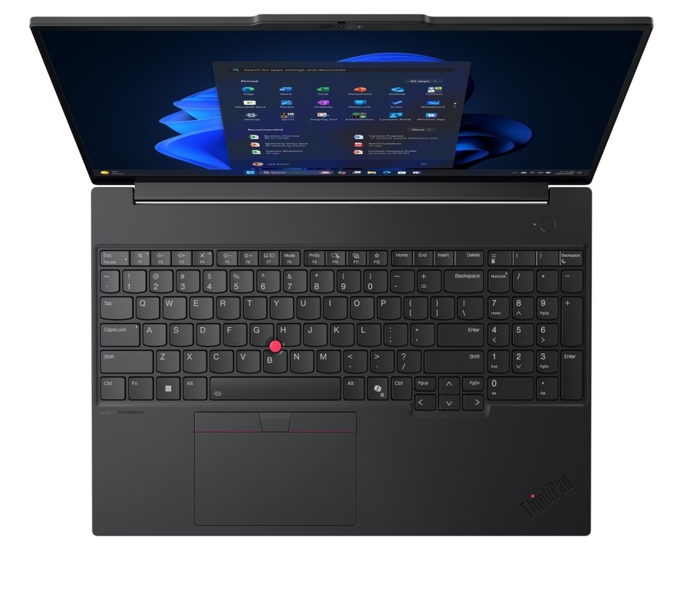 Notebook Lenovo ThinkPad E16 Gen 3 čierny Výkonný 10-jadrový procesor Intel Core Ultra 7 zaručuje bleskovú odozvu-