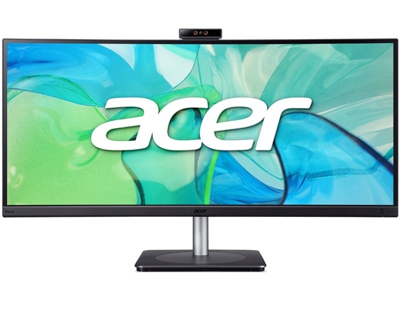 Monitor Acer CB343CUR, čierna / strieborná farba.