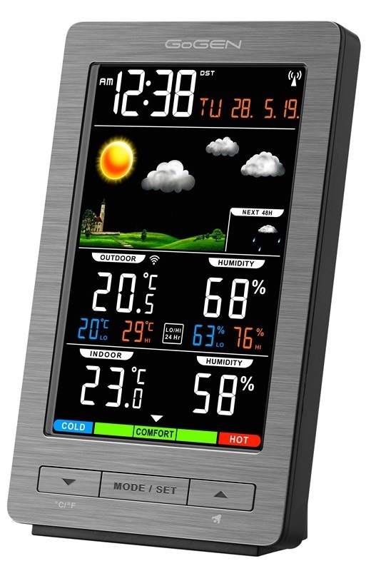 Meteorologická stanica GoGEN ME 2930 sivá
