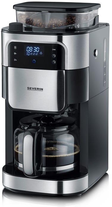 Kávovar s mlynčekom Severin KA 4813 čierny/nerez