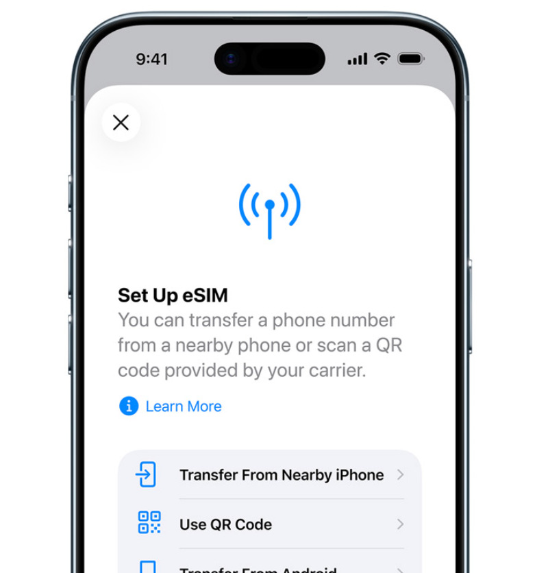 Mobilný telefón Apple iPhone Air 256 GB blankytne modrý