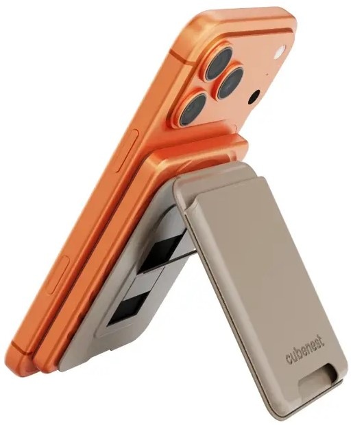 Powerbank Cubenest SlimDual MagSafe Qi2 5000 mAh oranžová