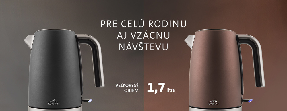 Rýchlovarná kanvica ETA Erika 2590 90010 hnedá Rychlovarná konvice ETA Erika 2590 90010