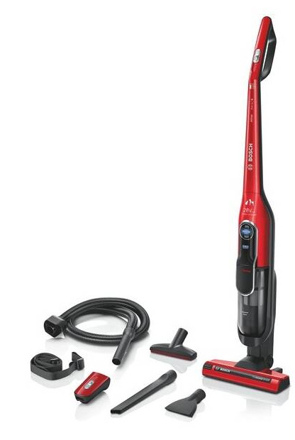 Tyčový vysávač Bosch BCH86PET1 Athlet ProAnimal 28Vmax, Serie 6 červený