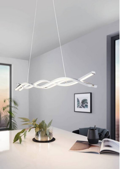 Závesné svietidlo Eglo Lasana 2, LED, 3x13W chróm Eglo Lasana 2, LED, 3x13W (96102) chróm