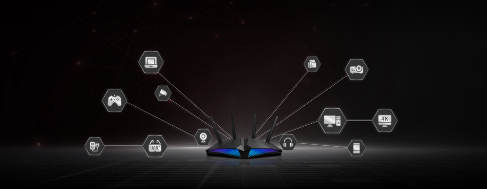 Router Asus RT-AX82U V2 čierny Router Asus RT-AX82U V2 čierny