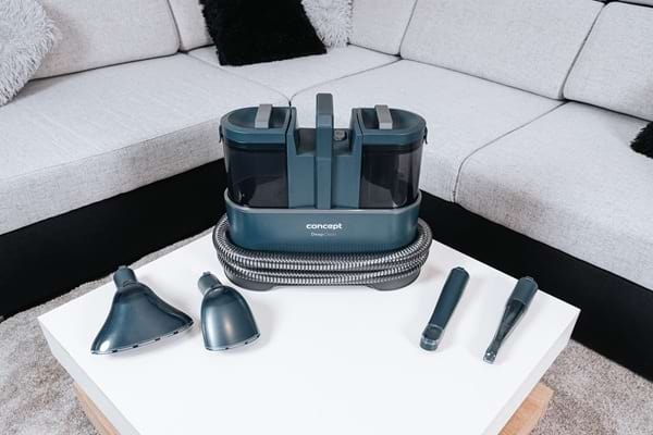 Tepovač kobercov Concept TP2010 DEEPCLEAN 450 W modrý Tepovač Concept ponúka hĺbkové čistenie textilných povrchov