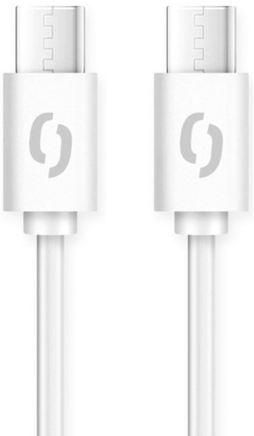 Kábel Aligator Power 100W, USB-C/USB-C, 5A, 1,5m - biely