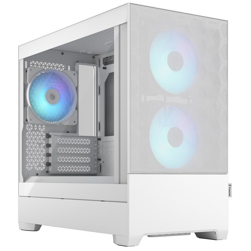Case FRACTAL DESIGN Pop Mini Air RGB Tempered Glass Clear Tint biela