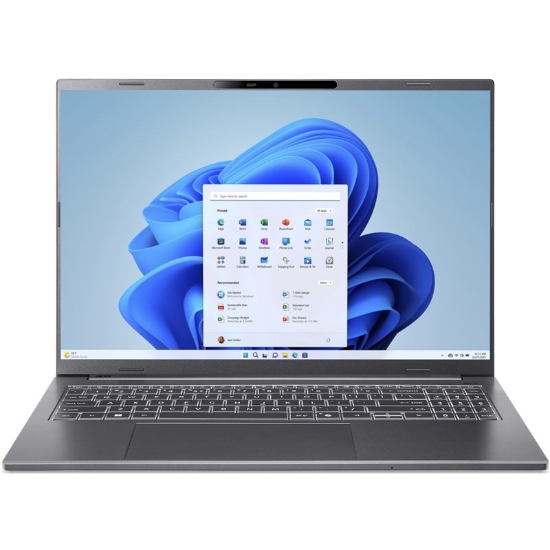 Notebook Acer Aspire 16 AI (A16-52M-77L6) sivý