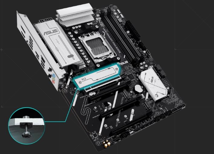 Chladenie pre základnú dosku Asus B650E MAX