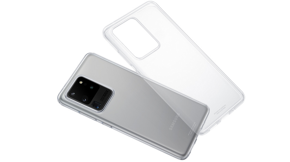 Kryt na mobil Samsung Galaxy S20 Ultra priehľadný