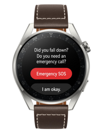 Inteligentné hodinky Huawei Watch 3 Pro - Brown Leather