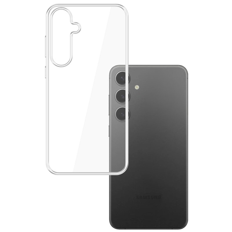 Kryt na mobil 3mk Clear Case na Samsung Galaxy S25 priehľadný