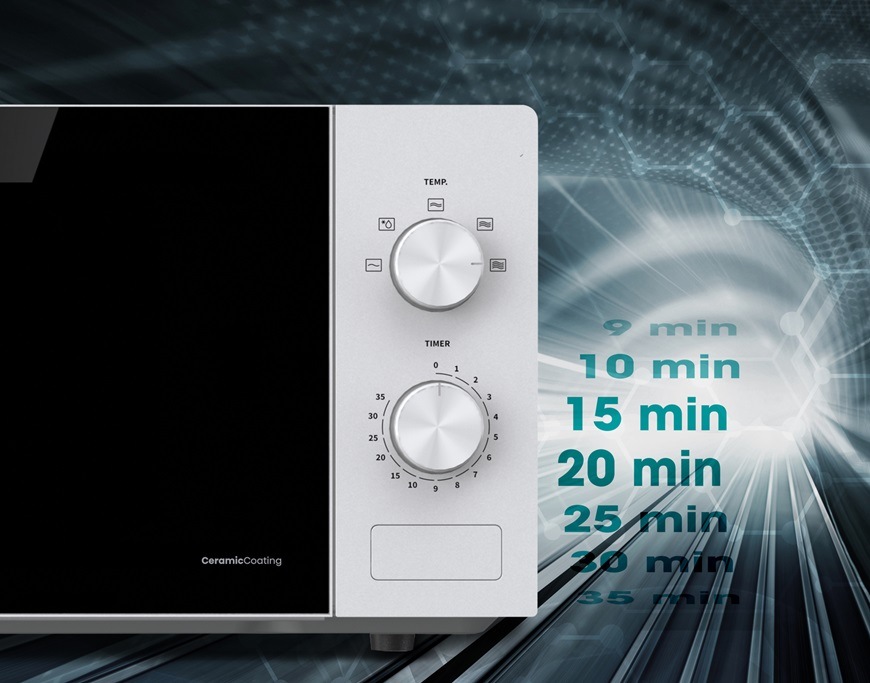 Mikrovlnná rúra Hisense H20MOWP1, biela, funkcia časovača