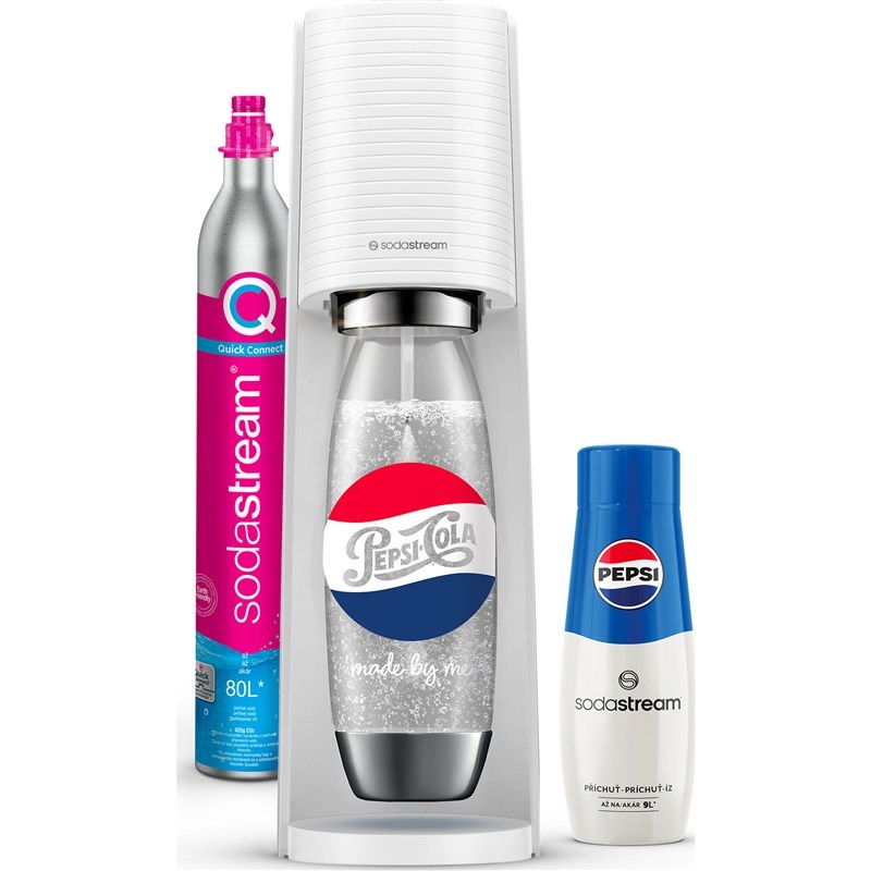 Výrobník sódovej vody SodaStream Terra White PEPSI Megapack biely Výrobník sódovej vody SodaStream Terra White PEPSI Megapack biely