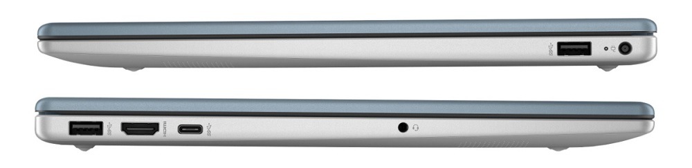 Notebook HP 15-fd1600nc z oboch profilov s viditeľnými portami