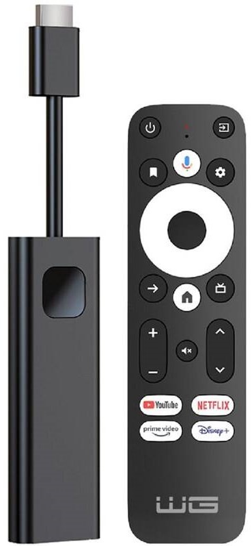 Multimediálne centrum WG Smart TV Stick čierny