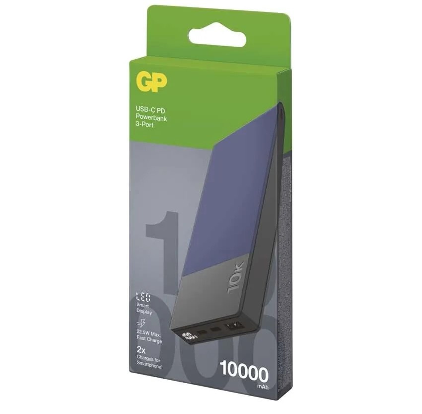Powerbank GP M2+ Series 10000mAh M10C - modrá