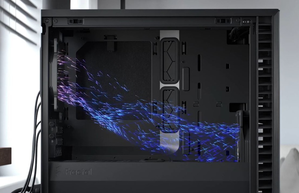 Case FRACTAL DESIGN Define 7 Nano Tempered Glass Light Tint čierna Fractal Design Define 7 Nano Tempred Glass Tint
