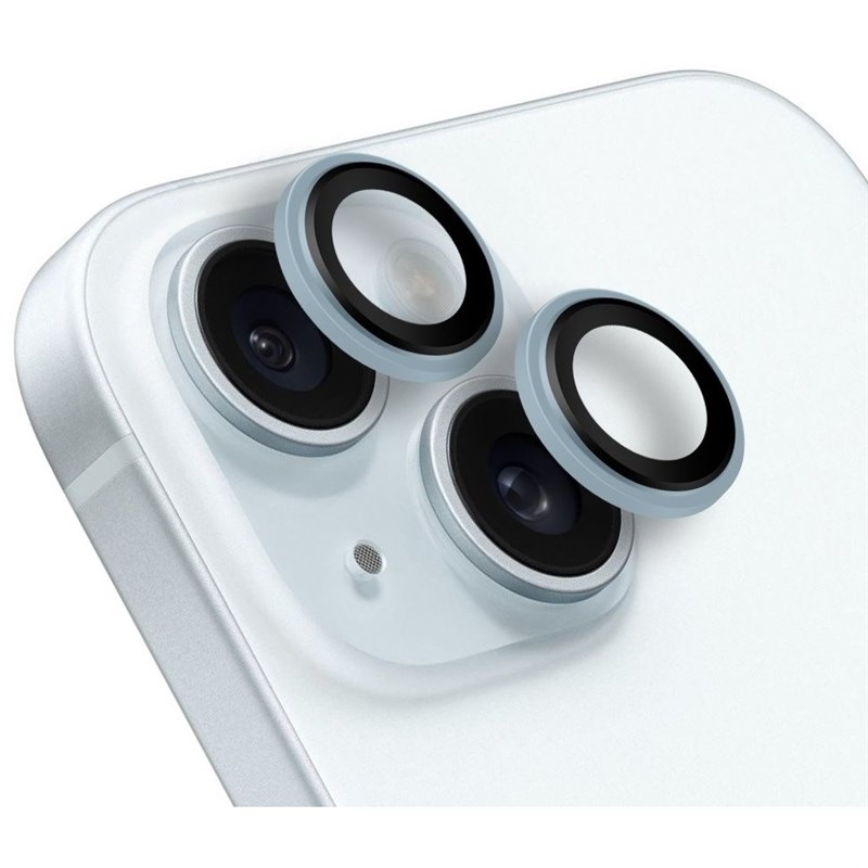 Ochranné sklo šošovky fotoaparátu Obal:Me Lens Protector na Apple iPhone 15/15 Plus fialové