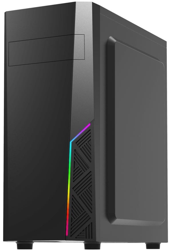 Case Zalman T8 čierna Case Zalman T8 pohľad zo strany