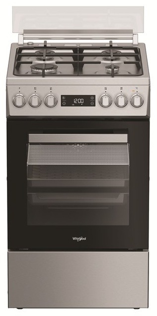 Kombinovaný sporák Whirlpool W5G8LMX nerez Sporák K50 Whirlpool W5G8LMX