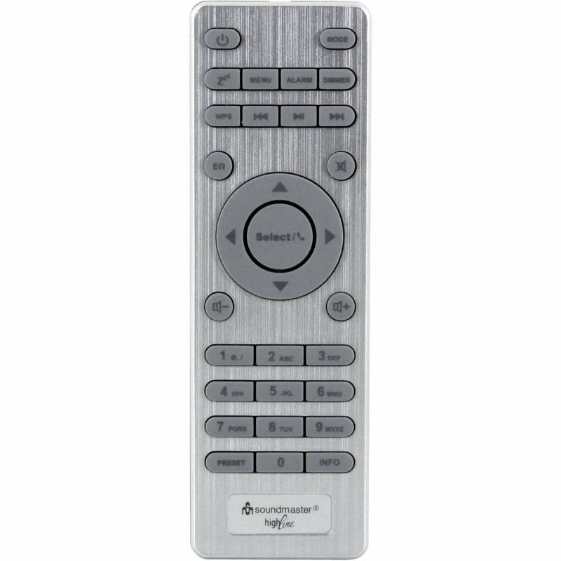Internetový rádioprijímač s DAB+ Soundmaster IR3300SI strieborný