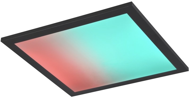 LED stropné svietidlo TRIO Beta, štvorcové, 29,5 cm čierne