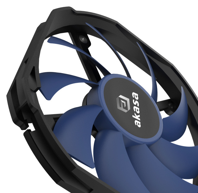 Chladič CPU AKASA ALUCIA H4i, Low profile, 4 heatpipes chróm AKASA ALUCIA H4i využíva 92mm ventilátor