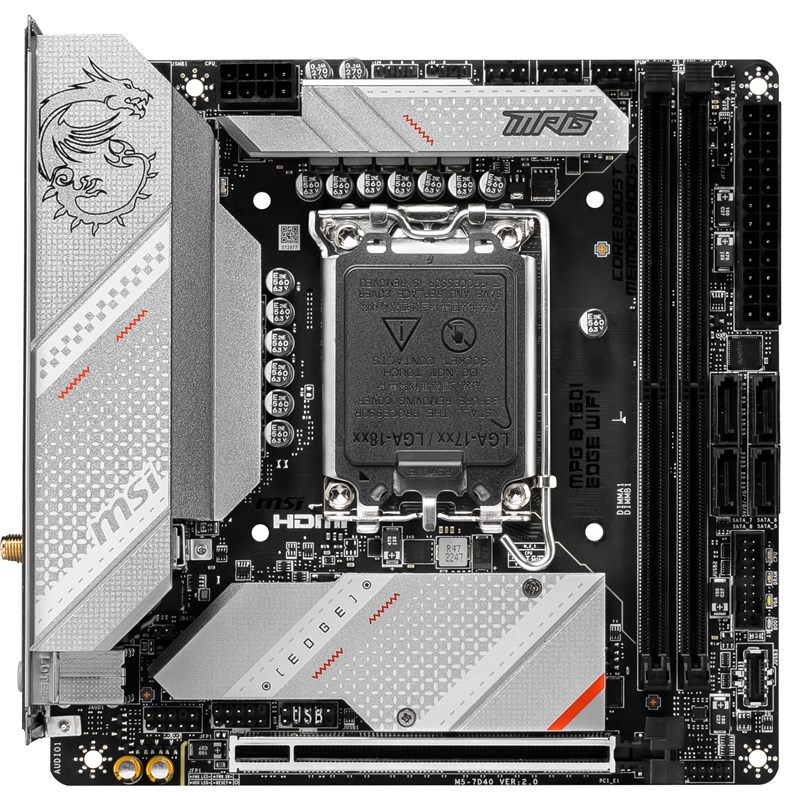 MB MSI MPG B760 EDGE WIFI Intel 1700, mini ITX