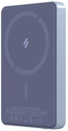 Powerbank ADAM Elements VIONTA L10 Ultra Slim 10000 mAh modrá ADAM Elements VIONTA L10 umožňuje bezdrôtové nabíjanie 15 W.