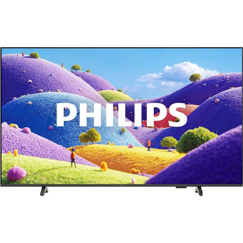 Televízia Philips v čiernej farbe.