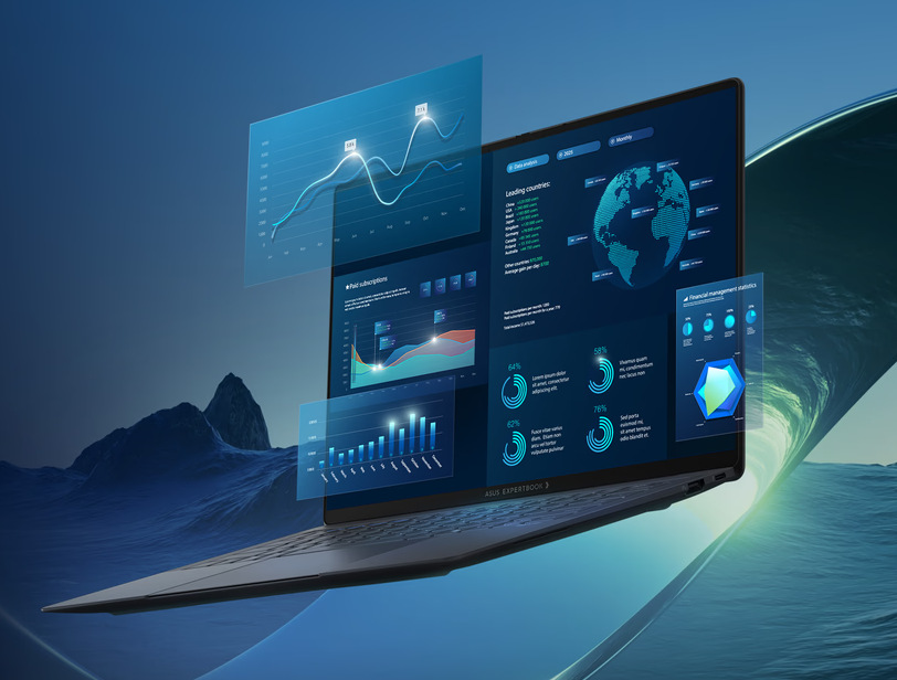 Asus ExpertBook Ultra poháňa procesor Intel Core Ultra