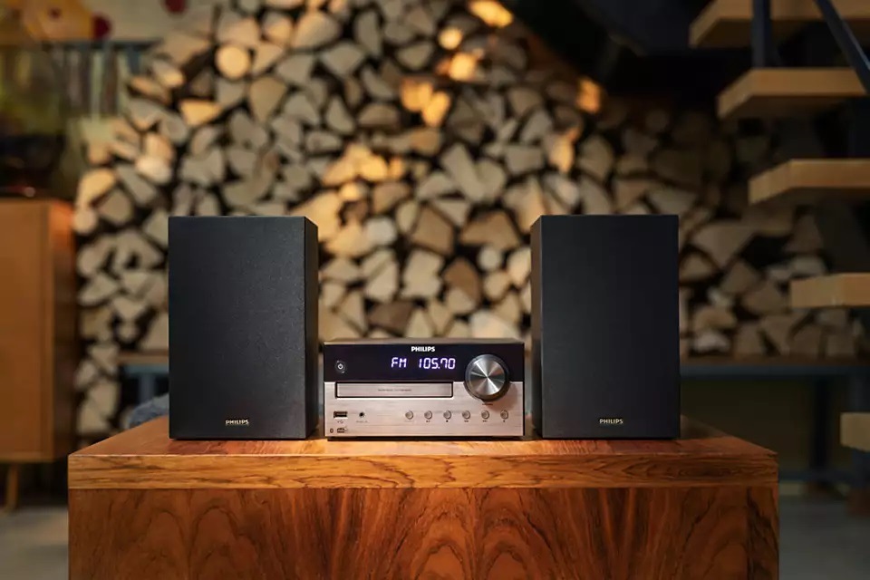 Mikro HiFi systém Philips TAM4505 čierny/sivý Mikro HiFi systém Philips TAM4505 čierny/sivý