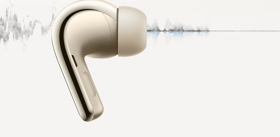 Slúchadlá Xiaomi Buds 4 Pro zlatá