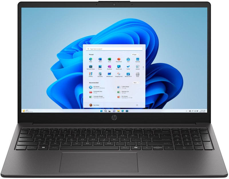 Firemný notebook HP 255R G10 R3-7335U, šedá farba