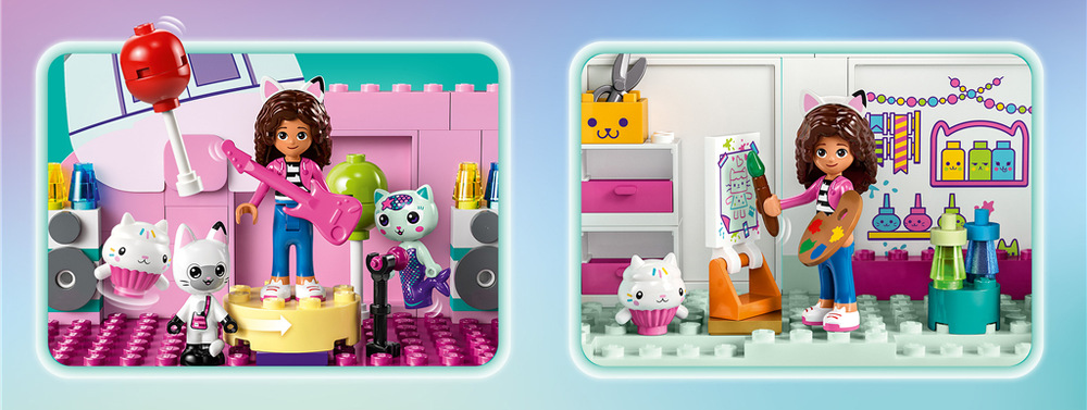 Stavebnica LEGO® Gábinin kouzelný domek 10788 Gábinin kouzelný domek Funkčný výťah a otáčavé poschodie rozširujú možnosti hrania a robia zo stavebnice skvelý darček pre deti od 4 rokov