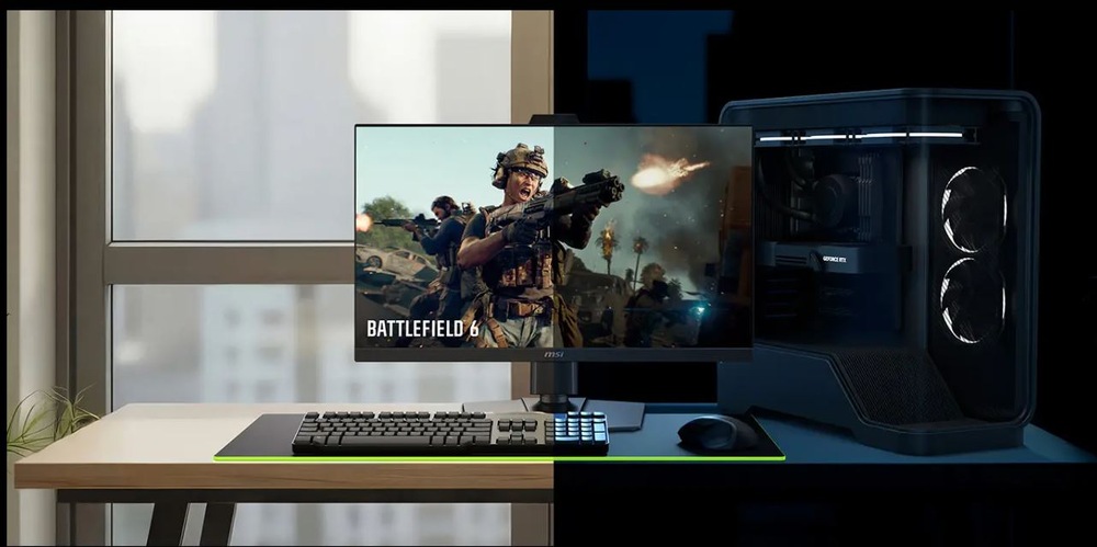 Herný monitor MSI MPG 272QRF X36 pri hraní hry s prepojením počítača a ďalších zariadení